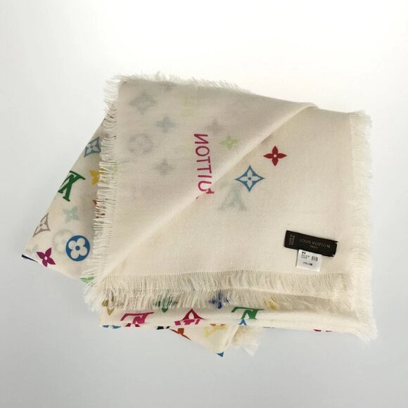 LOUIS VUITTON Monogram Multi Color Women's Stoles - Picture 2 of 7